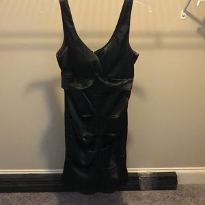 Black mini dress